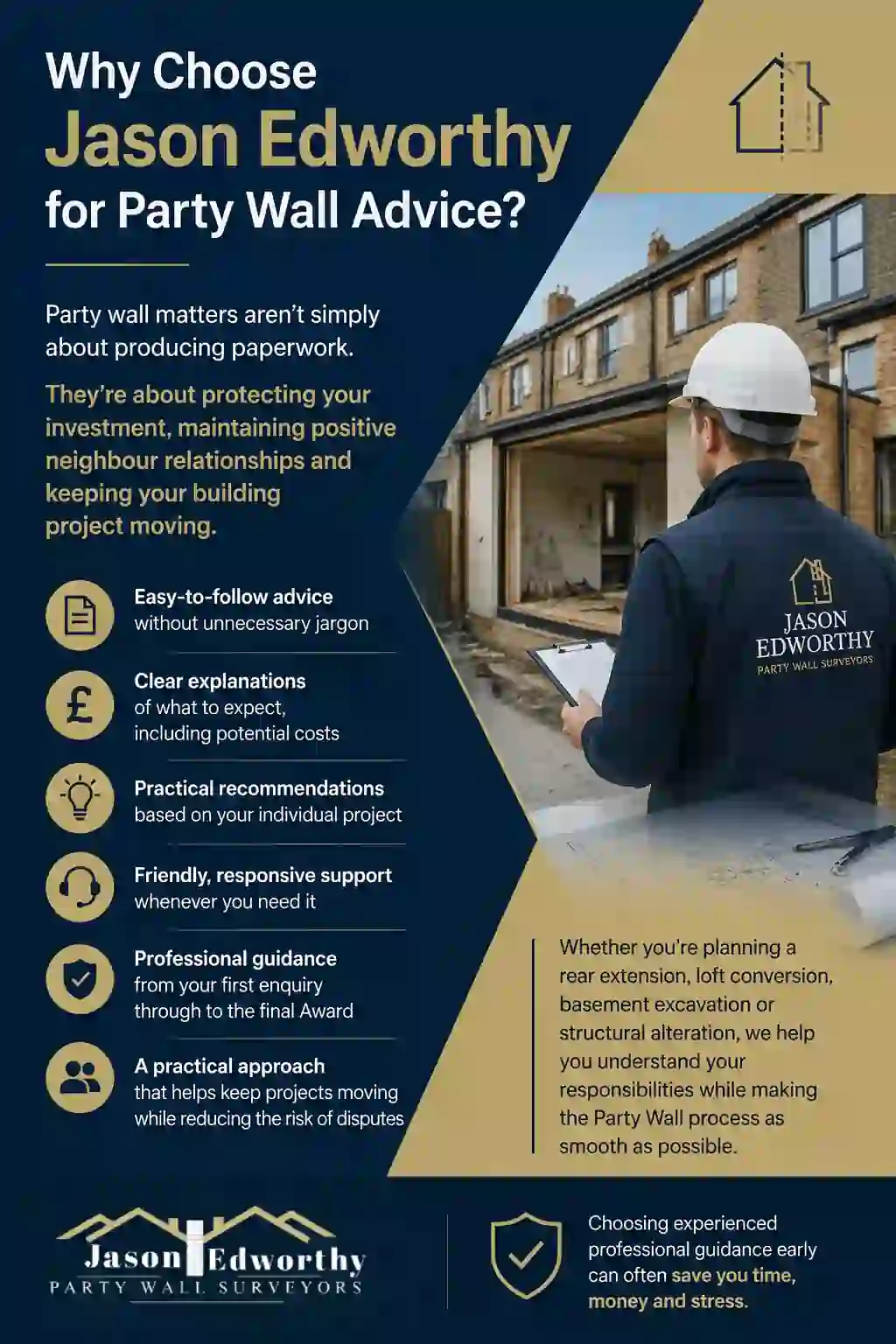 Why Choose Jason Edworthy for Party Wall Advice South Yorkshire?